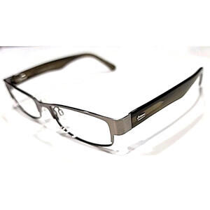 Randolph Ellsworth Silver Metal Rectangle Eyeglasses Frame 53-18 140 Japan EXC